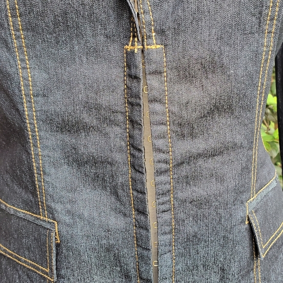 🌟HOST PICK🌟 Bisou Bisou Denim Coat sz PM - Picture 5 of 7